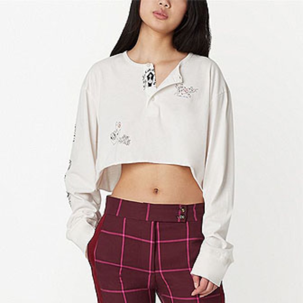 Marc Jacobs The Cropped Tattoo Henley